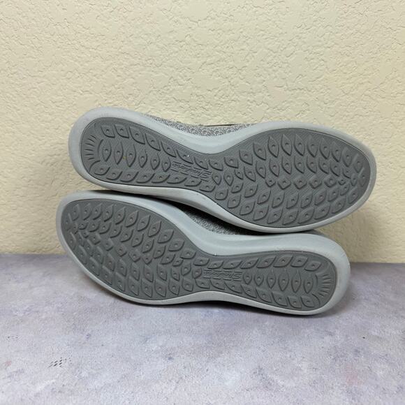 Skechers Shoes Womens 9 Newbury ST Casually Gray Slip On Loafer Cushion Comfort - Picture 6 of 12